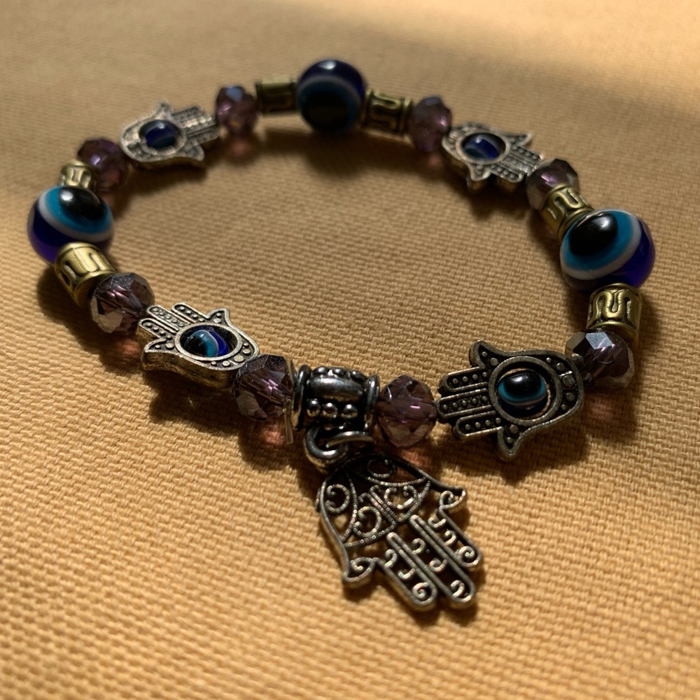 Hamsa Hand of God bracelet from Jerusalem, Israel